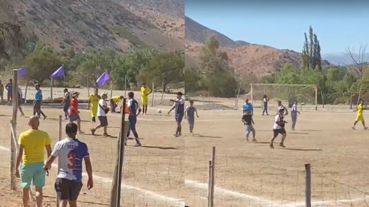Partido de fútbol termina con riña y disparos contra uno de los jugadores en Coquimbo