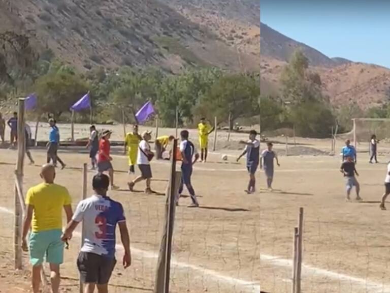 Partido de fútbol termina con riña y disparos contra uno de los jugadores en Coquimbo