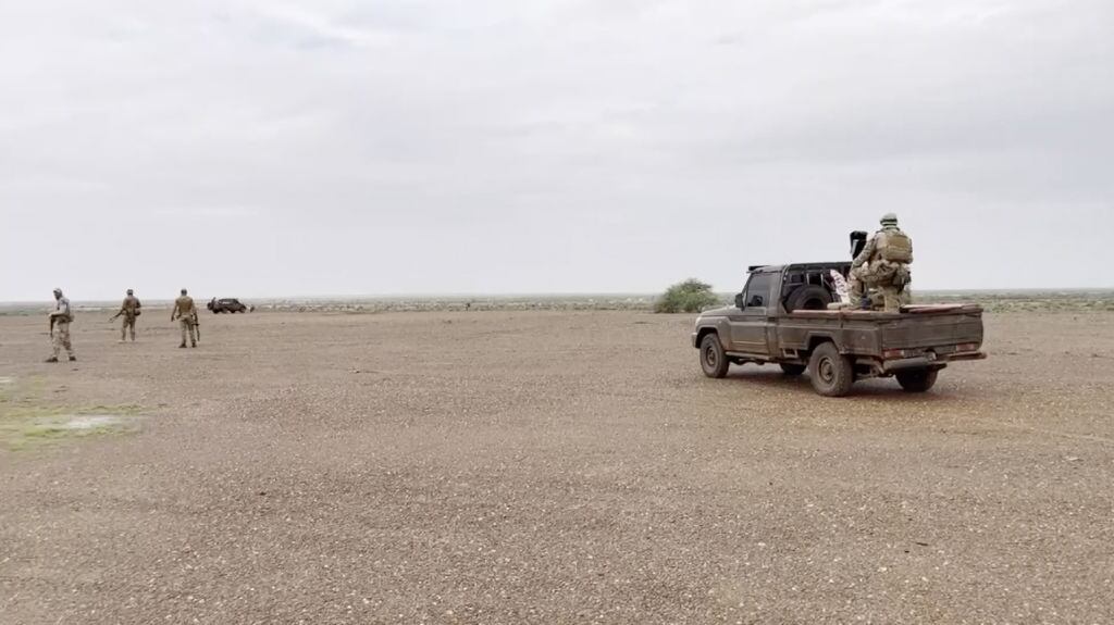 Miembros de Wagner cumpliendo labores en África