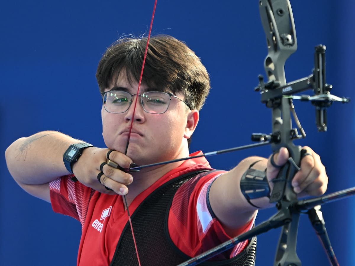 Andrés Gallardo no pudo ante el vigente campeón olímpico de tiro con arco y es eliminado de París 2024