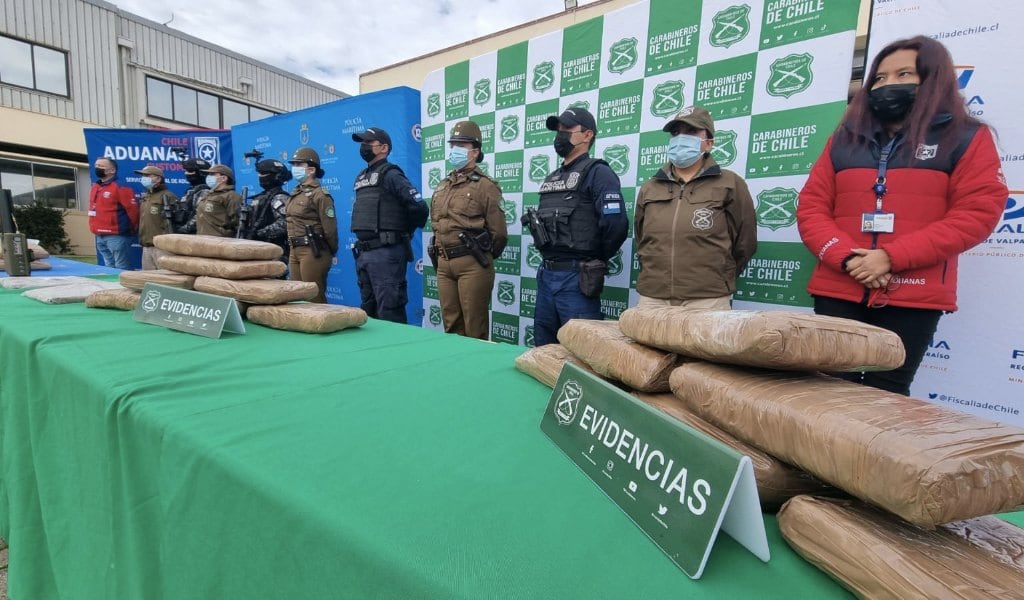 Incautación de drogas