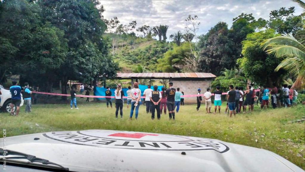 El lugar donde fue perpetrada la matanza de 16 personas en Perú