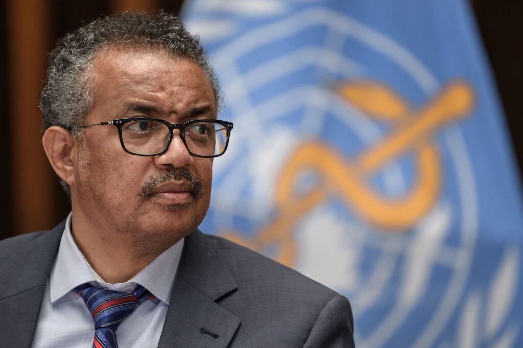 El director general de la OMS Tedros Adhanom Ghebreyesus