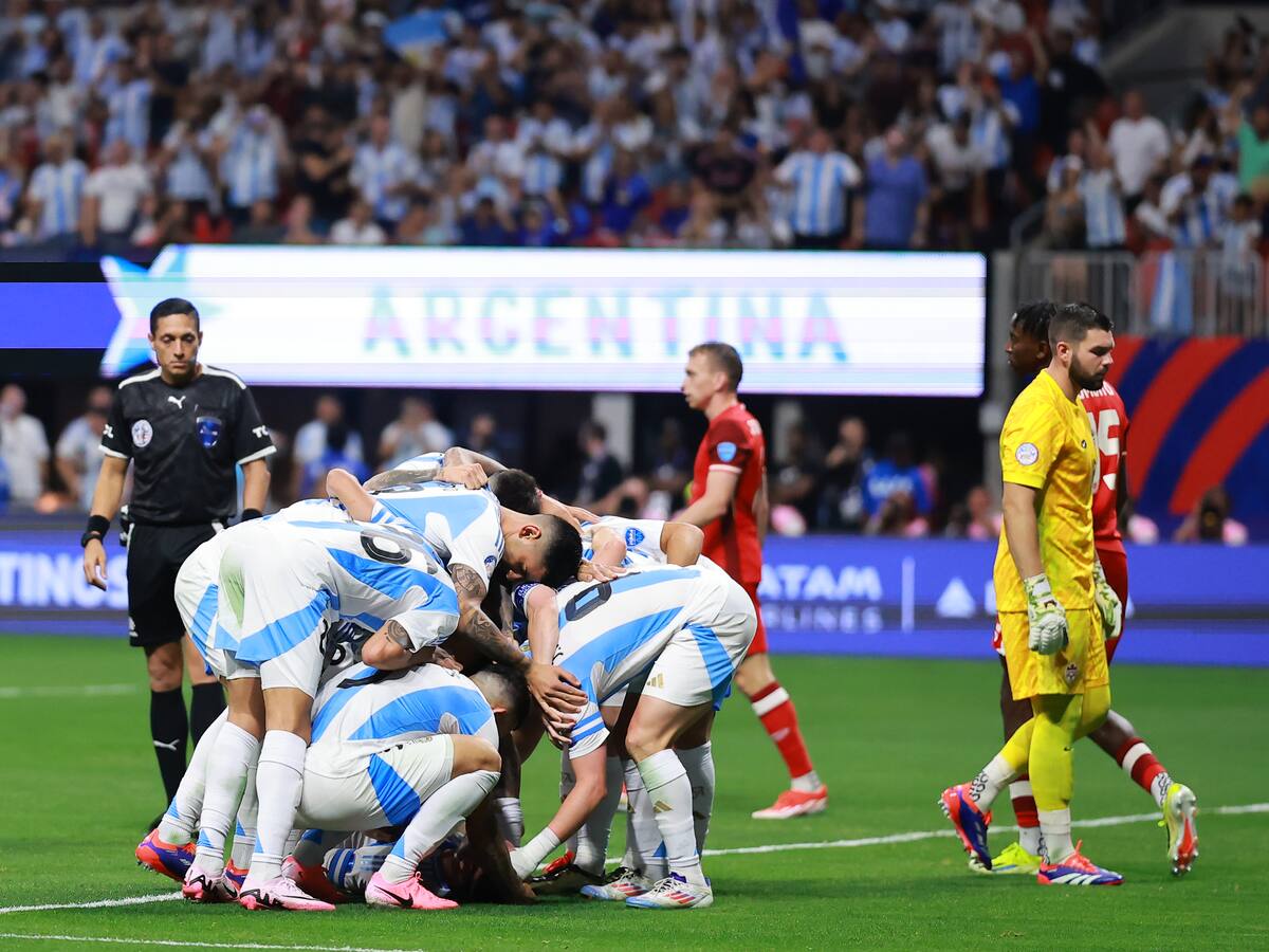 Argentina aprovechó, y Canadá perdonó: la Albiceleste superó con éxito su debut en la Copa América 2024