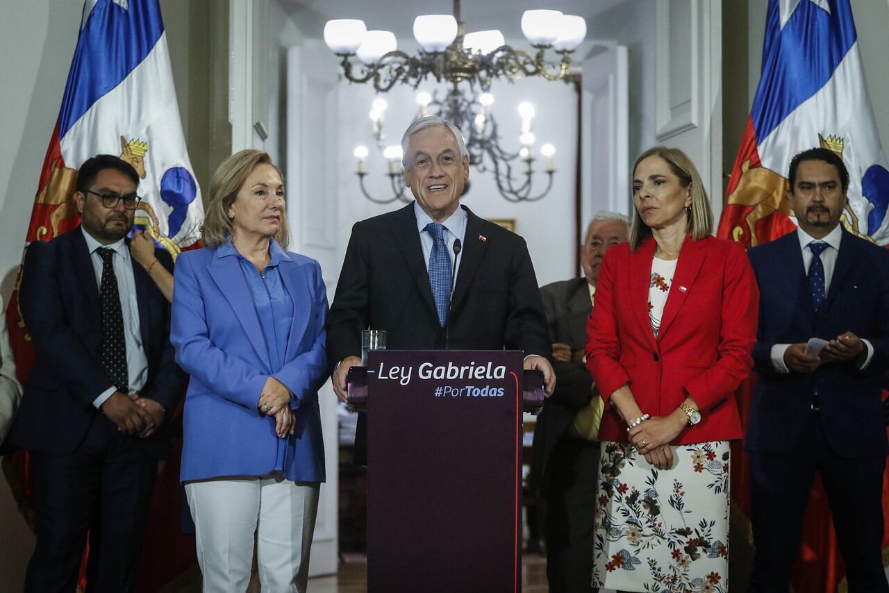 Presidente Piñera promulgación Ley Gabriela