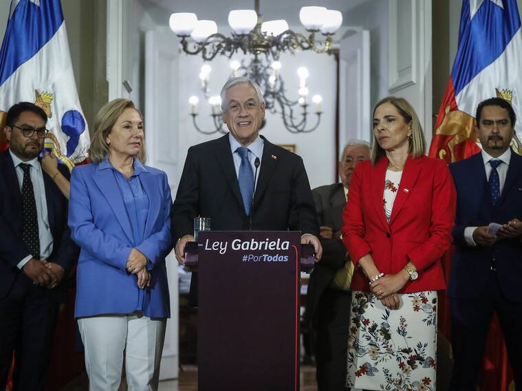 Presidente Piñera promulgación Ley Gabriela