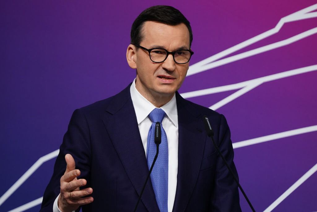 Primer ministro de Polonia Mateusz Morawiecki en Alemania