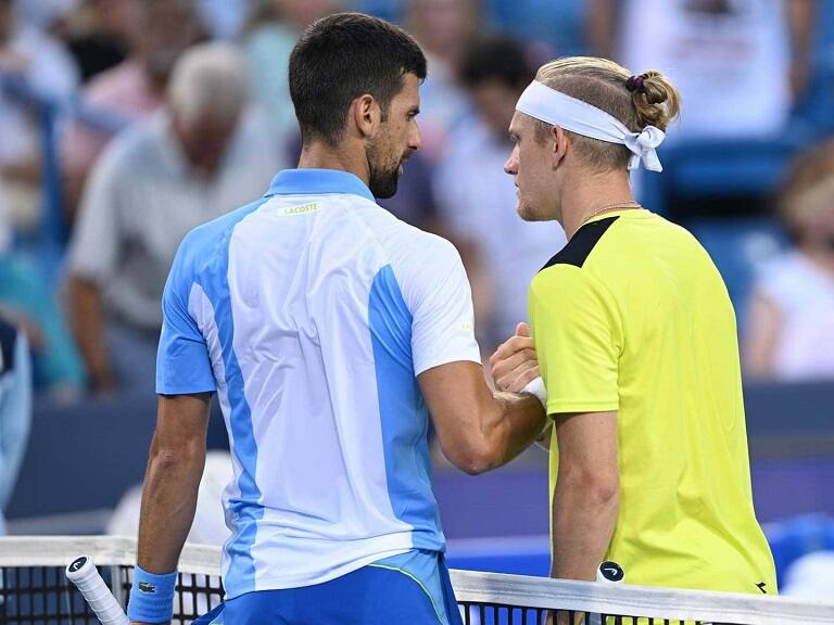 Novak Djokovic superó a Davidovich Fokina y ahora se verá las caras ante Gael Monfils en octavos de Cincinnati