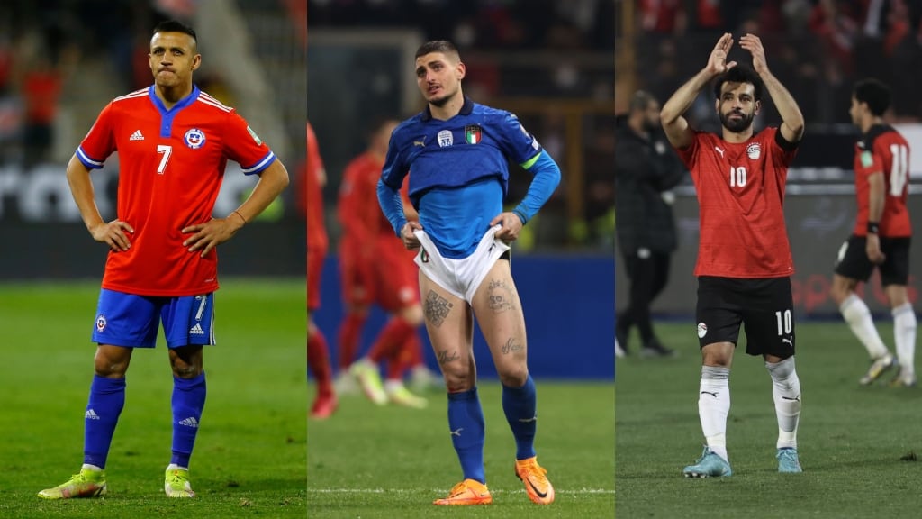 Las 10 figuras del fútbol mundial que quedaron fuera de Qatar 2022