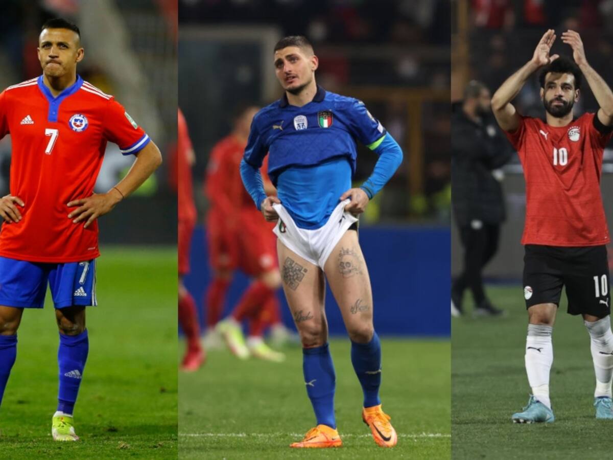 Las 15 figuras del fútbol mundial que quedaron fuera de Qatar 2022