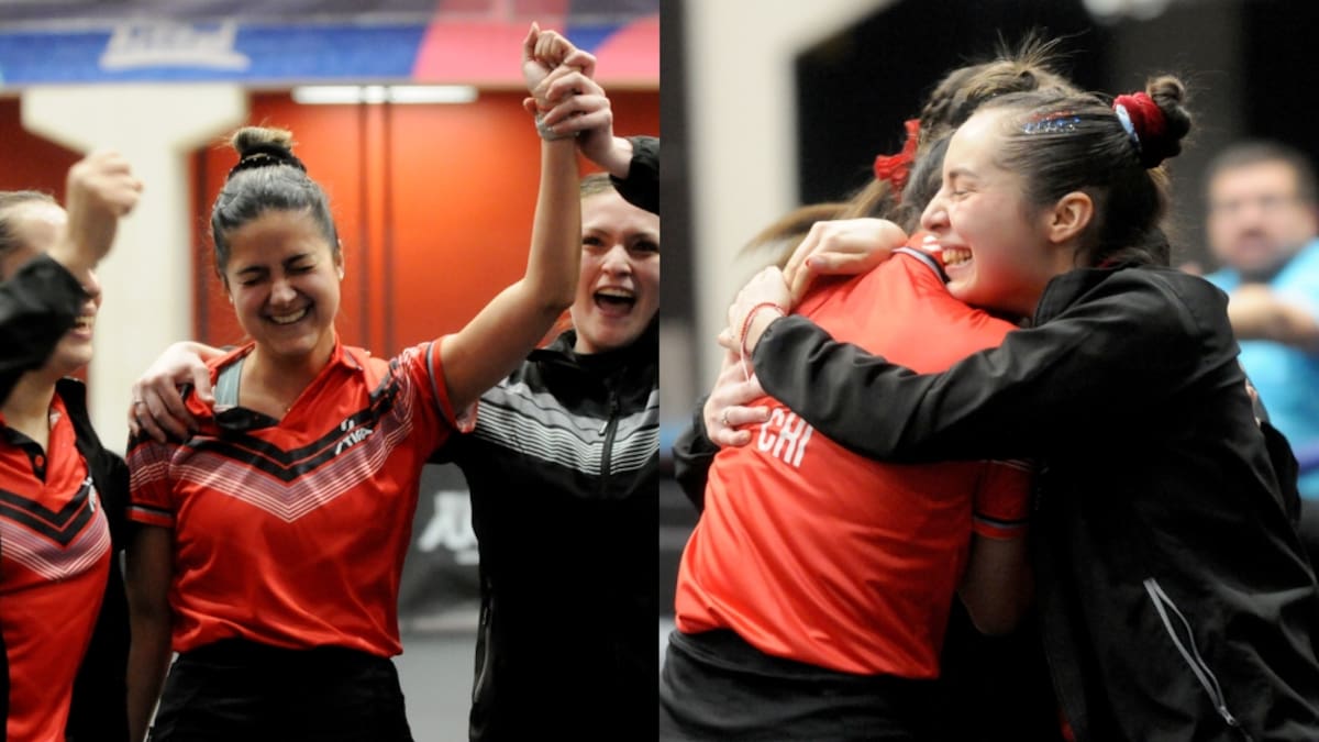Chile se consagra campeón femenino por equipos en el Sudamericano de tenis de mesa