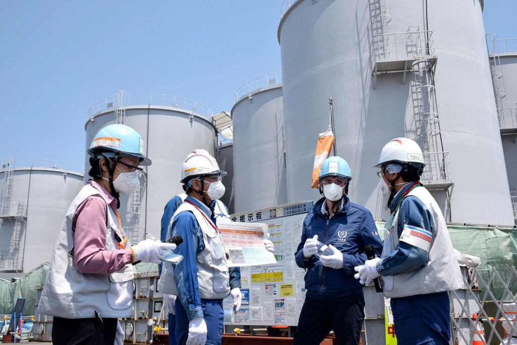 La IAEA visita la planta nuclear de TEPCO en Fukushima
