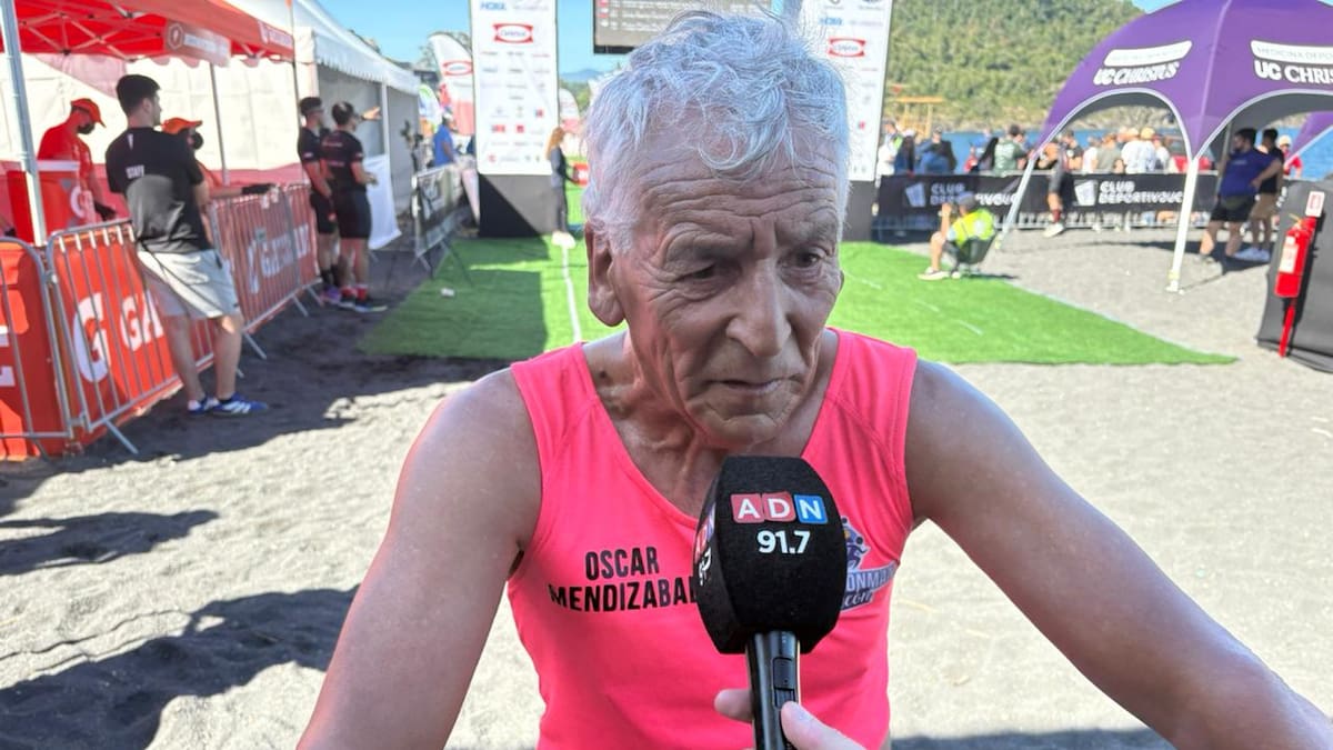A sus 74 años, da una lección de vida tras completar el Sprint del Ironman 70.3 de Pucón: “Los límites los tienes en la mente”