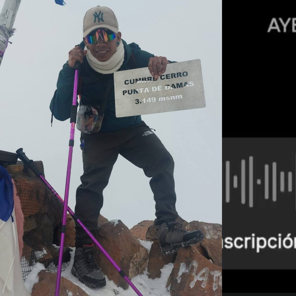 “¿Será que usted puede...?”: revelan audio enviado por joven desaparecido en Cerro Panul