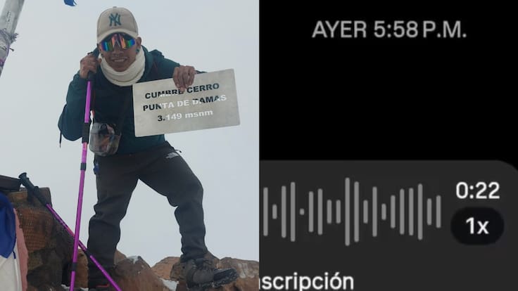 “¿Será que usted puede...?”: revelan audio enviado por joven desaparecido en Cerro Panul