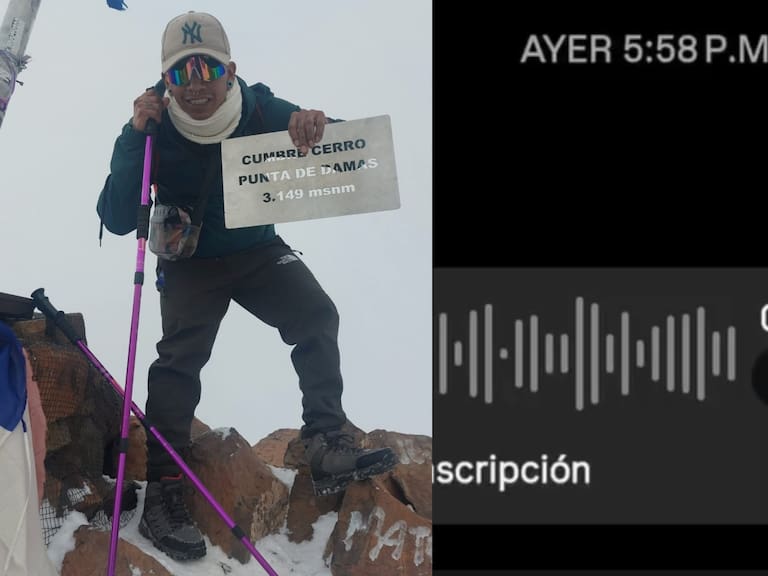 “¿Será que usted puede...?”: revelan audio enviado por joven desaparecido en Cerro Panul
