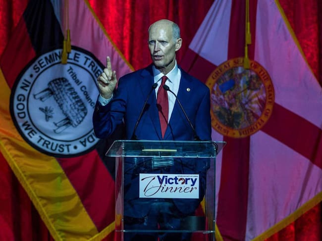 El republicano Rick Scott logró la reelección al senado de Estados Unidos al ganar las votaciones en el estado de Florida