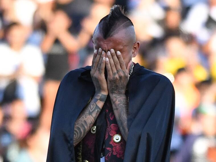 Arturo Vidal no contuvo las lágrimas en su reencuentro con el Monumental | Agencia Uno