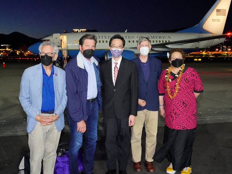 Delegación de congresistas estadounidenses arriba este domingo a Taiwán