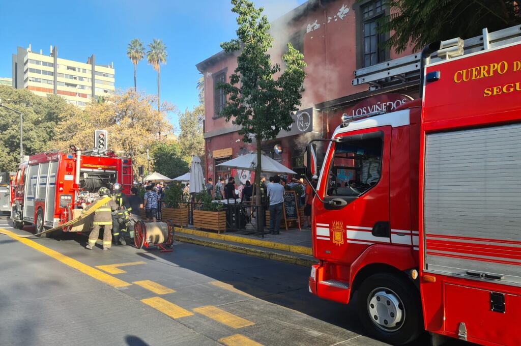 Incendio Plaza Ñuñoa