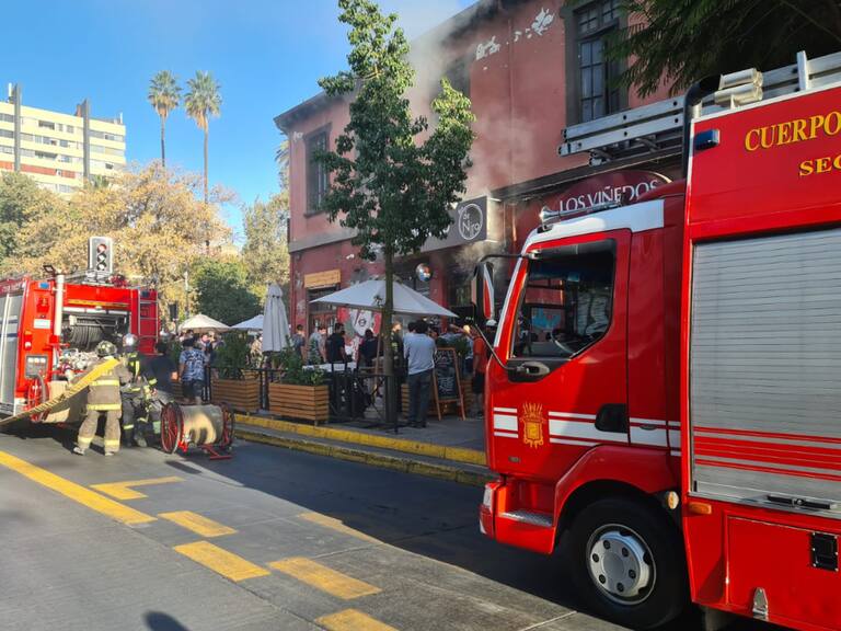 Incendio Plaza Ñuñoa