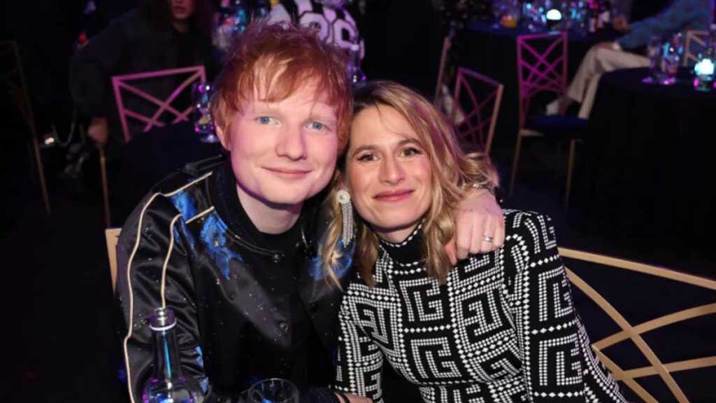 Ed Sheeran y su esposa