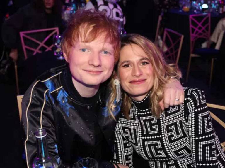 Ed Sheeran y su esposa