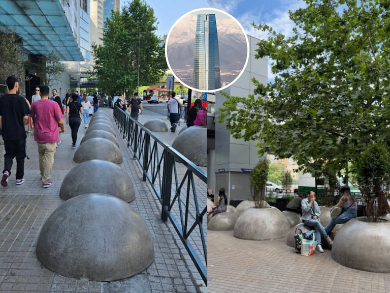 ¿Por qué se instalaron gigantescas esferas de concreto frente al mall Costanera Center en Santiago?