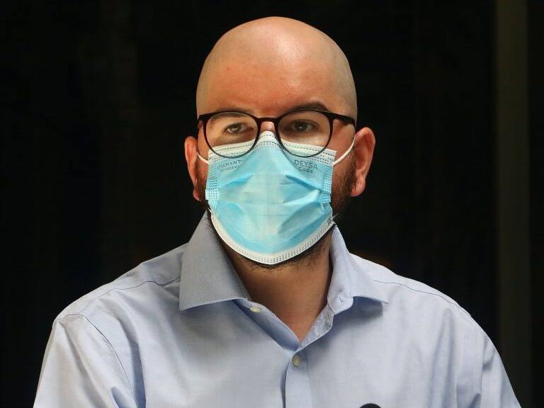 02 DE MARZO DE 2022/VALPARAISOEl diputado y futuro ministro Giorgio Jackson ofrece un punto de prensa en la Cámara de Diputados.
FOTO: LEONARDO RUBILAR CHANDIA/AGENCIAUNO