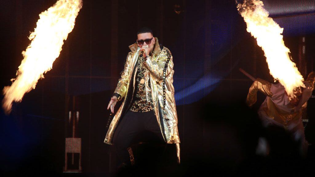 SAN JUAN, PUERTO RICO - DECEMBER 05: Daddy Yankee performs as part of "Con Calma pal Choli" tour at Coliseo Jose Miguel Agrelot on December 5, 2019 in San Juan, Puerto Rico. (Photo by Gladys Vega/Getty Images)