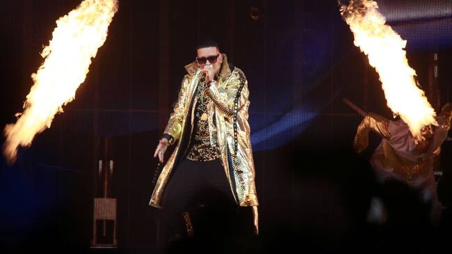 SAN JUAN, PUERTO RICO - DECEMBER 05: Daddy Yankee performs as part of "Con Calma pal Choli" tour at Coliseo Jose Miguel Agrelot on December 5, 2019 in San Juan, Puerto Rico. (Photo by Gladys Vega/Getty Images)