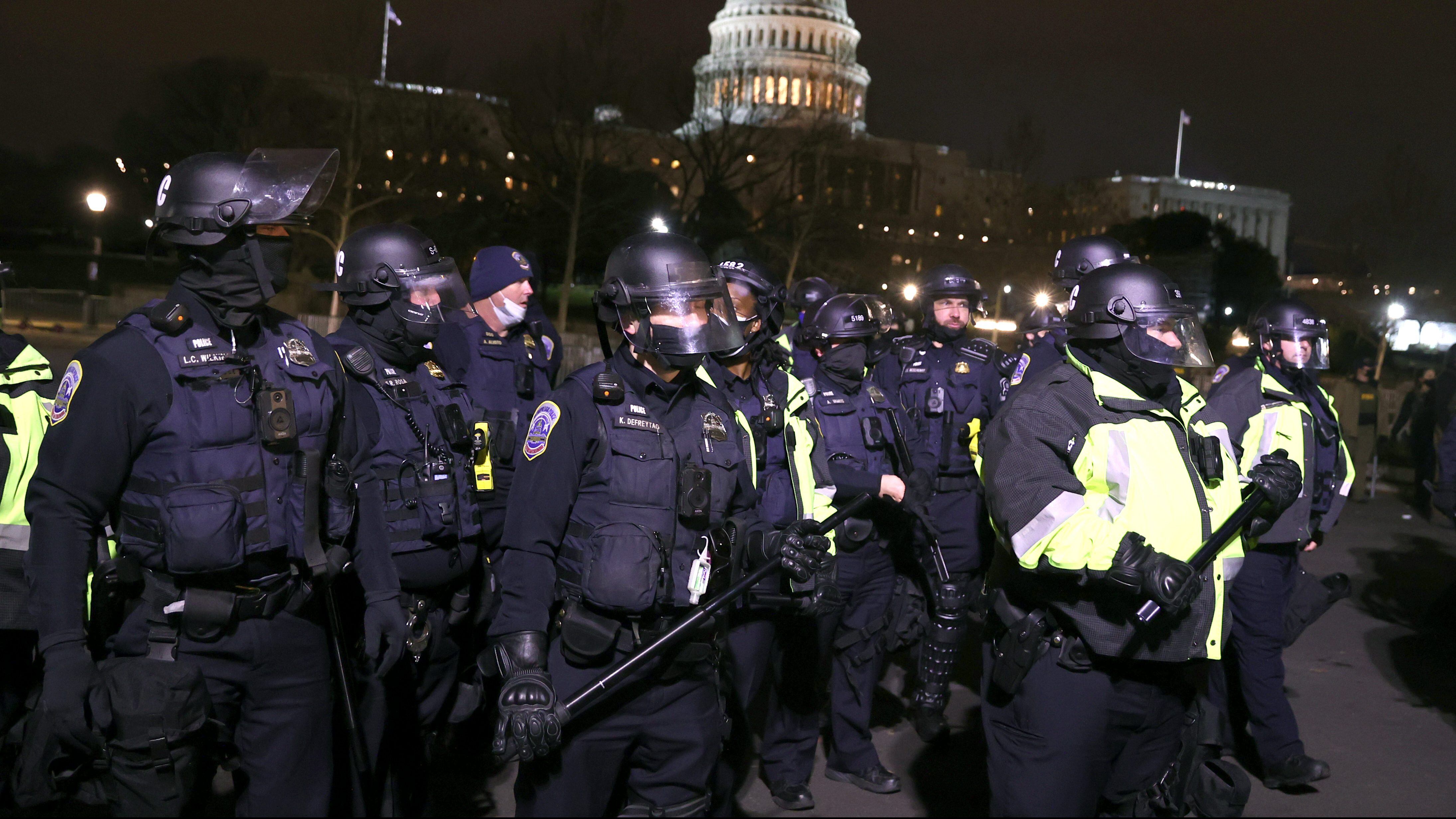 Policía en el Capitolio