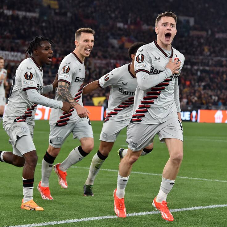 Imparable: Bayer Leverkusen vence en su visita a Roma y toma ventaja en las semifinales de la Europa League