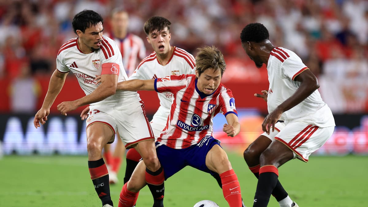Gabriel Suazo y el Sevilla sucumben ante un efectivo Atlético de Madrid en La Liga