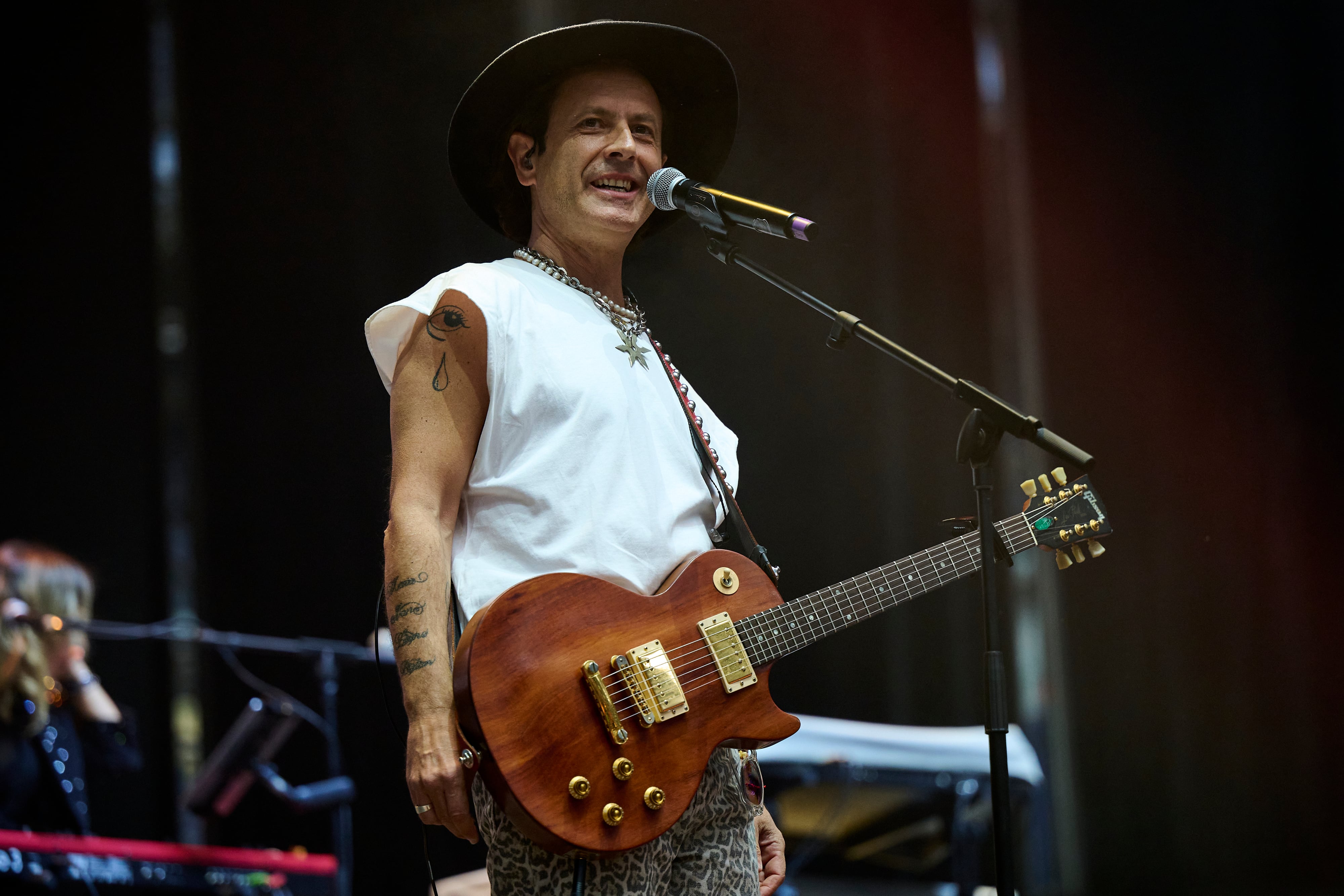 MADRID, SPAIN - APRIL 26: Coti performs on stage during "Locos por la Música" festival, the first music festival hosted at the Santiago Bernabéu Stadium, on April 26, 2024 in Madrid, Spain. (Photo by Borja B. Hojas/Redferns)