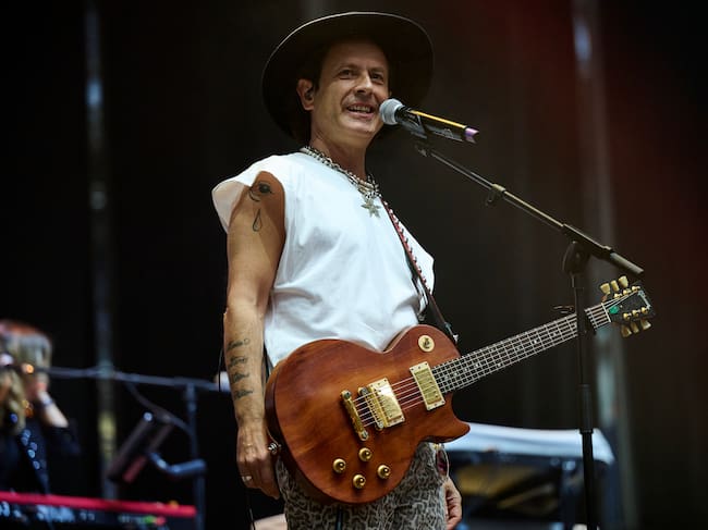 MADRID, SPAIN - APRIL 26: Coti performs on stage during "Locos por la Música" festival, the first music festival hosted at the Santiago Bernabéu Stadium, on April 26, 2024 in Madrid, Spain. (Photo by Borja B. Hojas/Redferns)