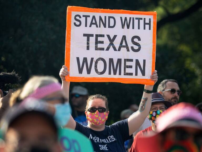 Protesta contra la ley que impide el derecho al aborto en Texas