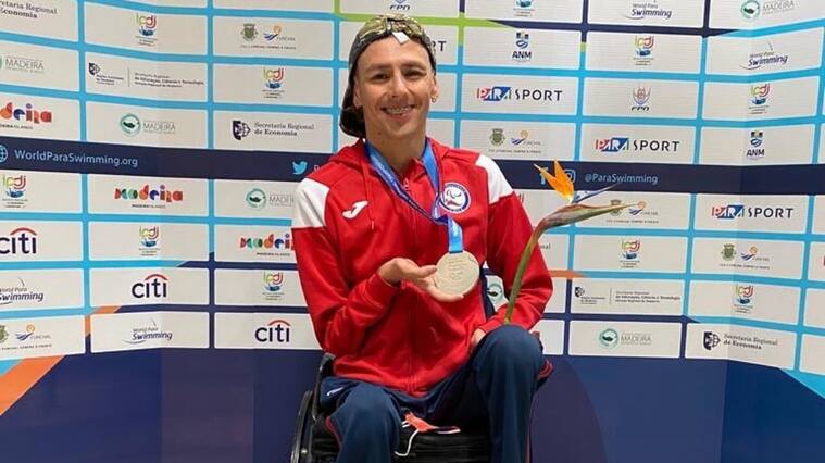 Alberto Abarza logra la tercera medalla en su participación en el Mundial de Para Natación