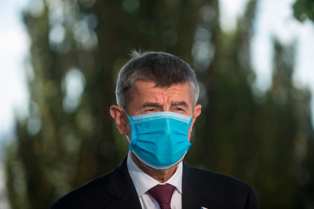 El primer ministro checo Andrej Babis