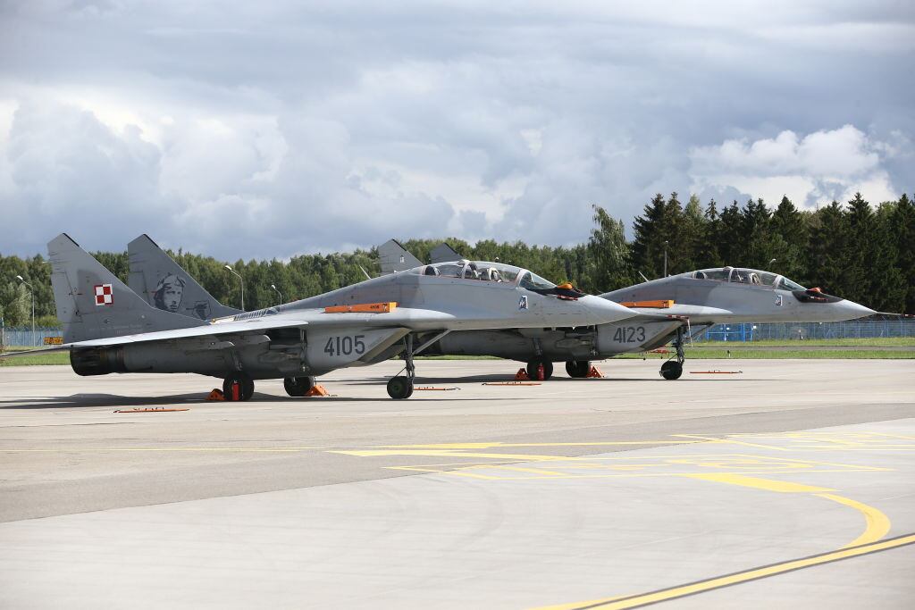 MIG-29 de la fuerza aérea de Polonia