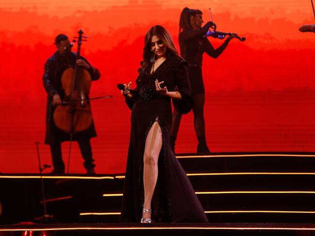 24 DE FEBRERO DE 2025 / VIÑA DEL MAR
Myriam Hernández durante la segunda noche del Festival Internacional de la canción Viña 2025 en la Quinta Vergara.
FOTO: DIEGO MARTIN /AGENCIAUNO