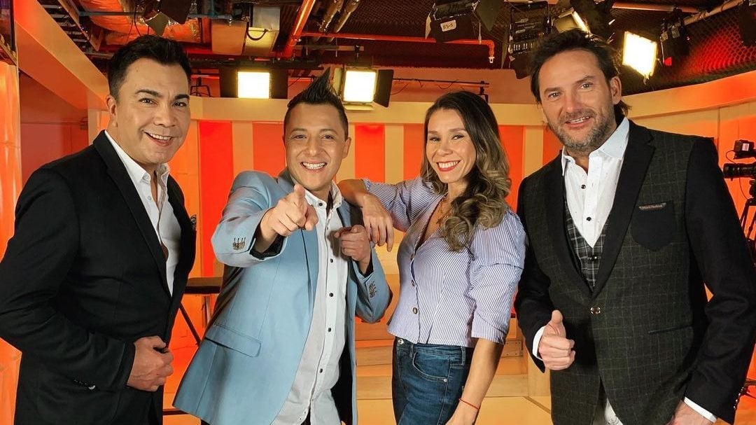 "Me late". Cecilia Gutiérrez, Huevo Fuenzalida, Sergio Rojas y Luis Sandoval
