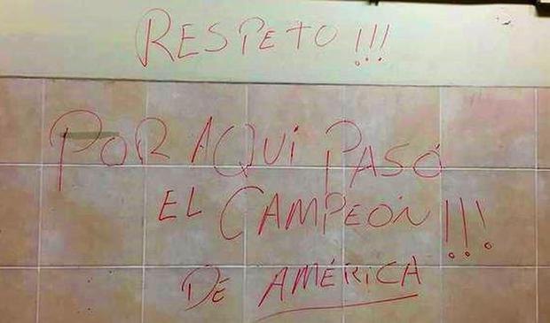 Mensaje de Chile en Estadio Nacional de Lima