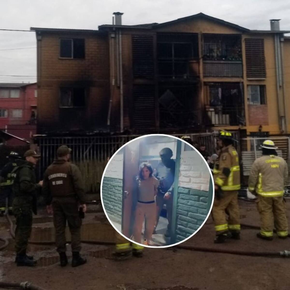 En menos de 12 horas: Carabineros detiene a mujer acusada de provocar incendio que dejó dos muertos en Cerrillos
