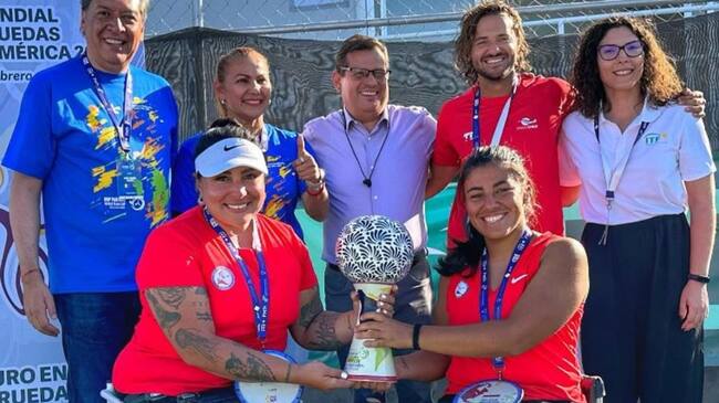 Chile logra la clasificación al Mundial Femenino de tenis paralímpico