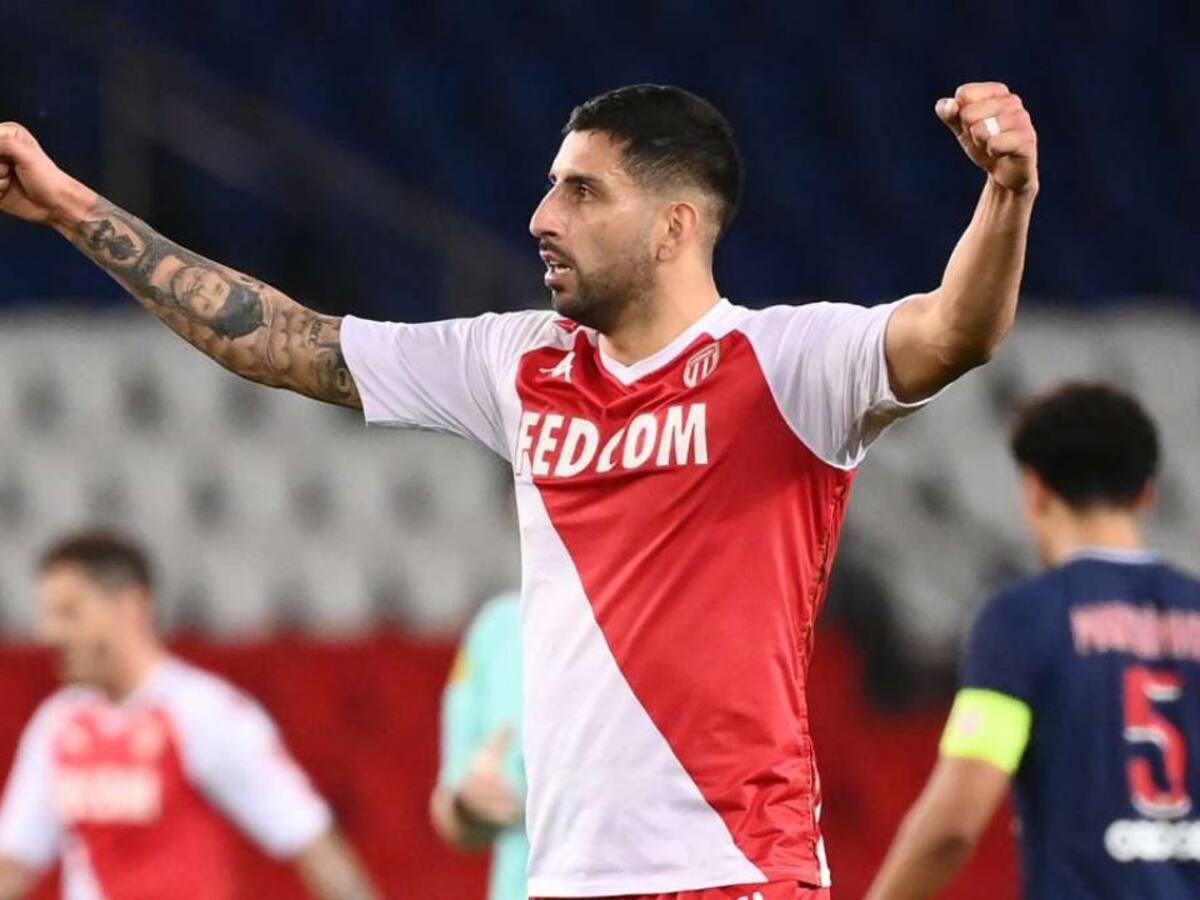 El Mónaco de Guillermo Maripán logró un macizo triunfo en Francia sobre el Montpellier