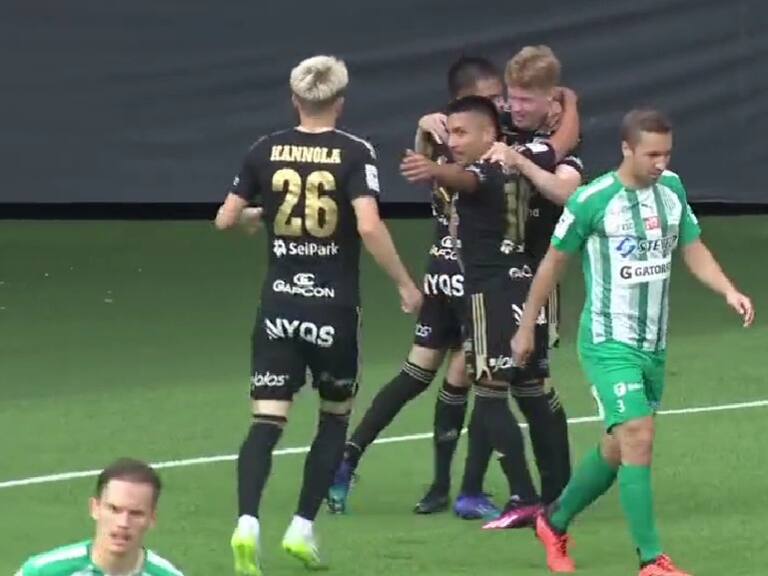 ¡A los 40 segundos! Diego Rojas anota uno de goles más rápidos del año en la Primera División de Finlandia