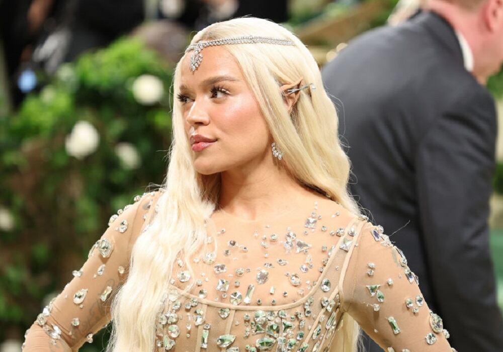 NEW YORK, NEW YORK - MAY 06: Karol G attends The 2024 Met Gala Celebrating "Sleeping Beauties: Reawakening Fashion" at The Metropolitan Museum of Art on May 06, 2024 in New York City. (Photo by Aliah Anderson/Getty Images)