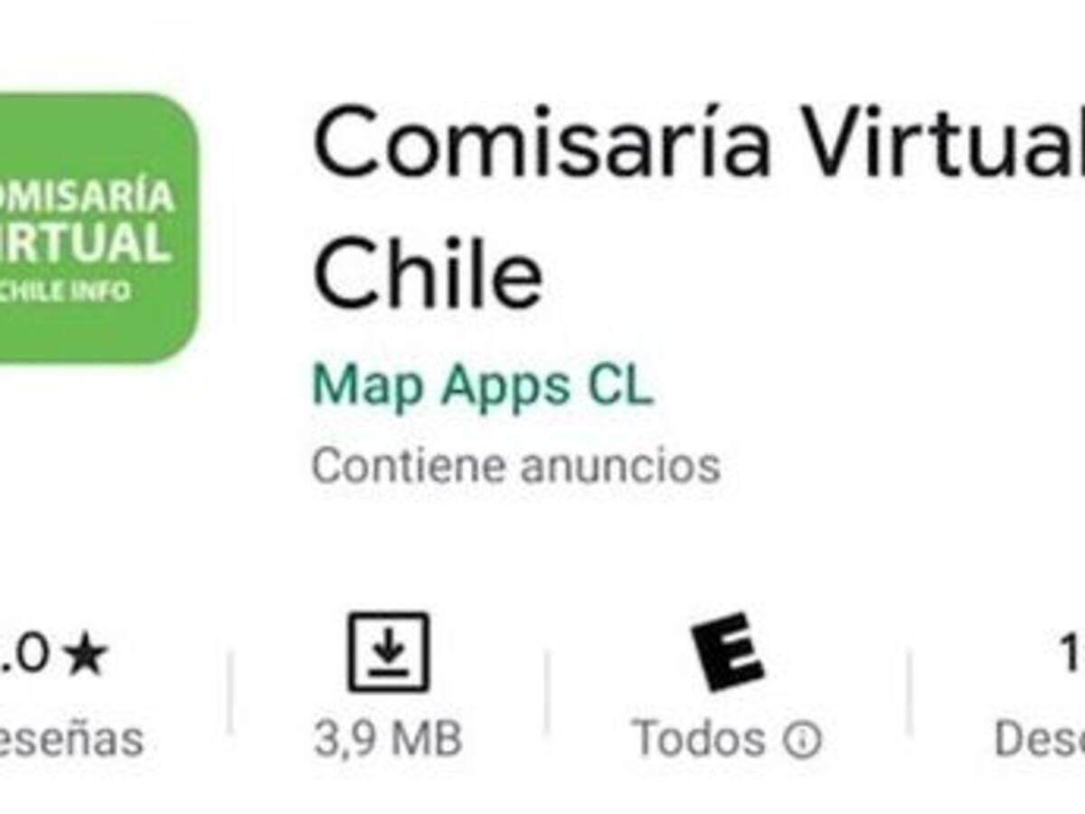 Carabineros alertó sobre aplicación falsa de Comisaría Virtual