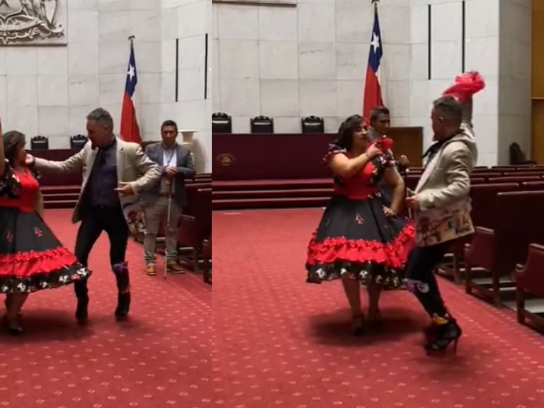 Fabiola Campillai sorprende con pie de “cueca inclusiva” en el Congreso Nacional